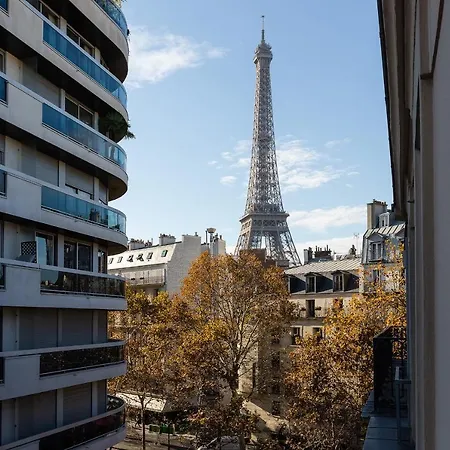 Private Flat With Eiffel Tower View *